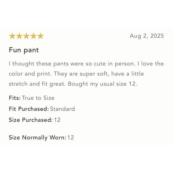 NWT Size 26 -The Colette Magic Fabric Crop Wide-Leg Pants by Maeve (NWT US$ 130) - Picture 16 of 16